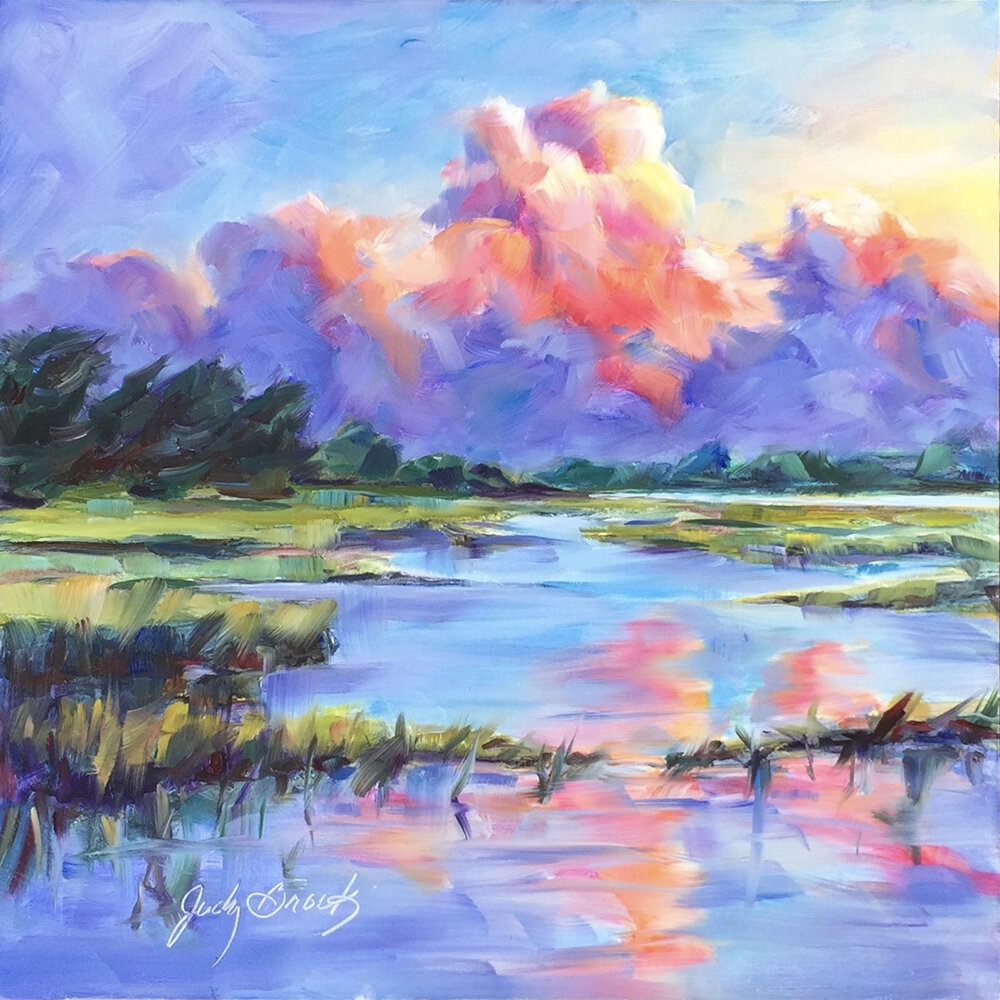 Sunset over the Marsh — Judy Brock Fine Art